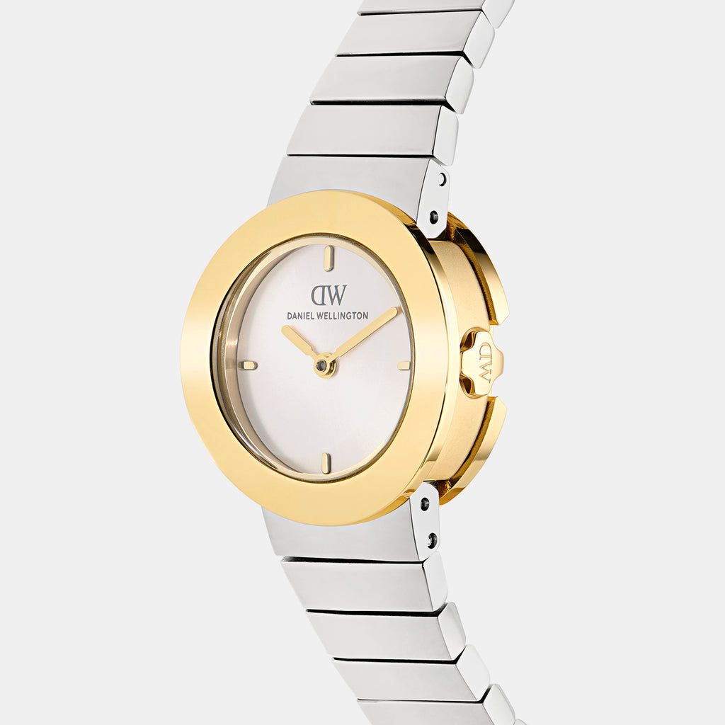 Women Quartz White Dial Analog Stainless Steel Watch DW00100998