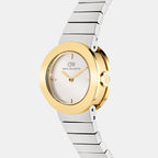 Women Quartz White Dial Analog Stainless Steel Watch DW00100998