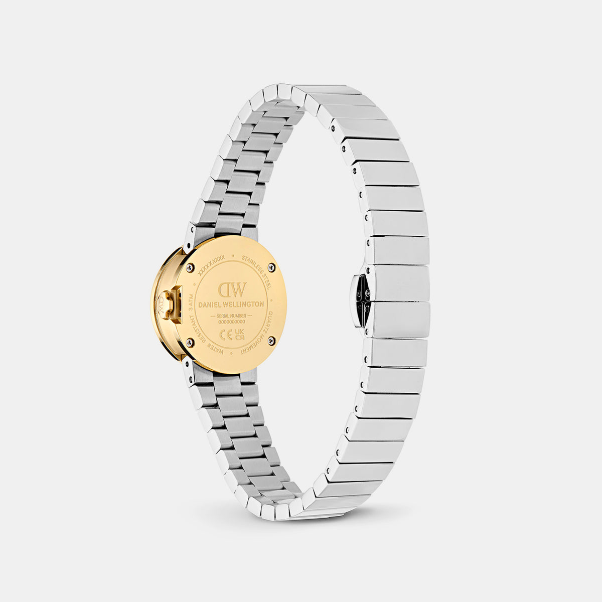 Women Quartz White Dial Analog Stainless Steel Watch DW00100998