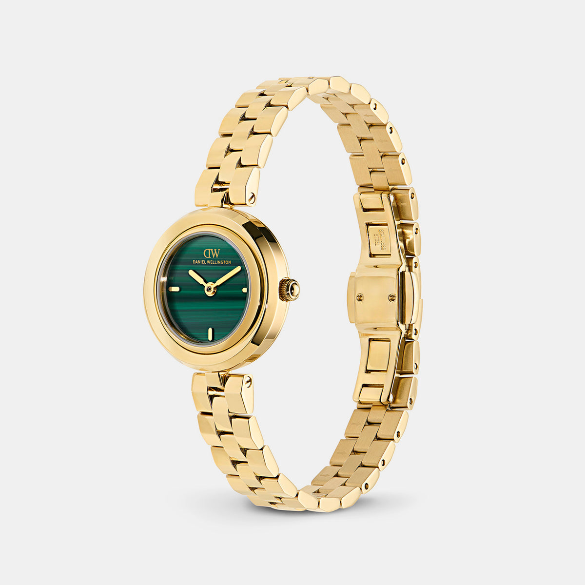 Women Quartz Green Dial Analog Stainless Steel Watch DW00101004