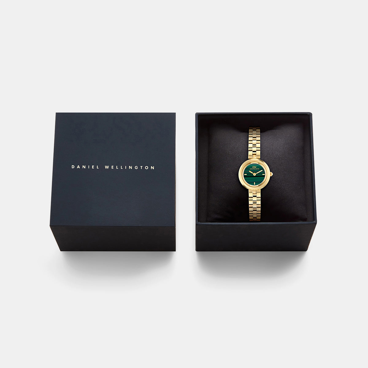 Women Quartz Green Dial Analog Stainless Steel Watch DW00101004