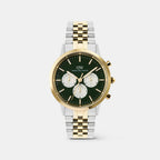 Iconic Men Quartz Green Dial Chronograph Watch DW00101012K