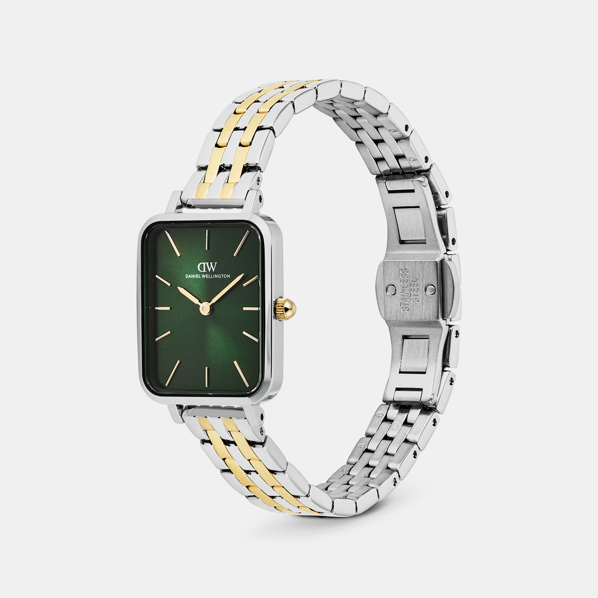 Women Quartz Green Dial Analog Stainless Steel Watch DW00101013