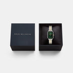 Women Quartz Green Dial Analog Stainless Steel Watch DW00101013