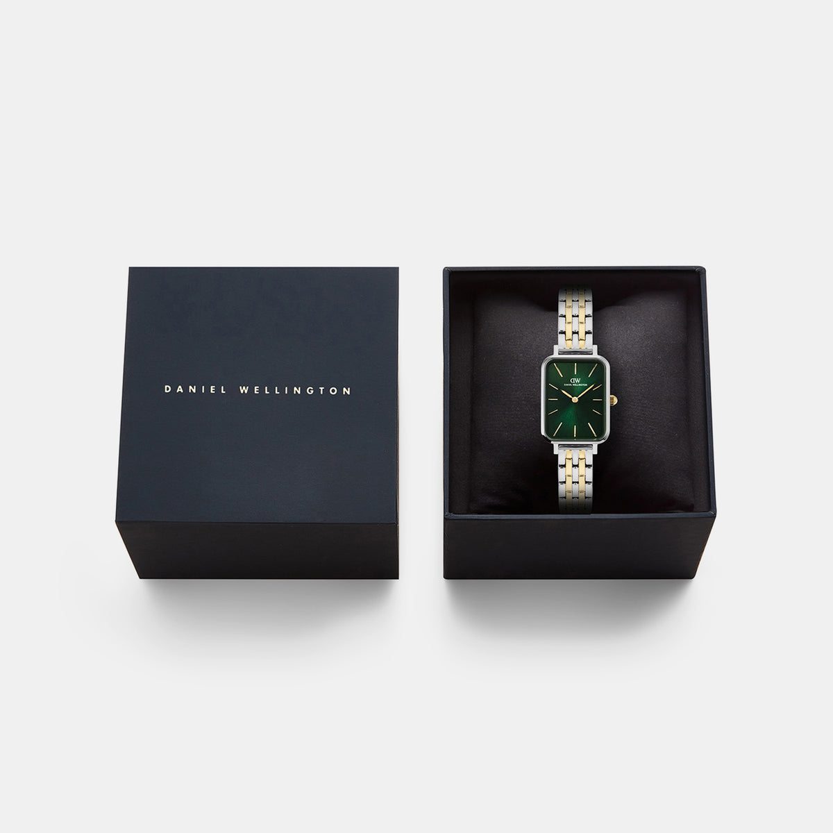 Women Quartz Green Dial Analog Stainless Steel Watch DW00101013