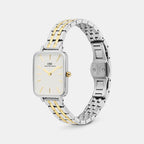 Women Quartz White Dial Analog Stainless Steel Watch DW00101014