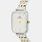 Women Quartz White Dial Analog Stainless Steel Watch DW00101014