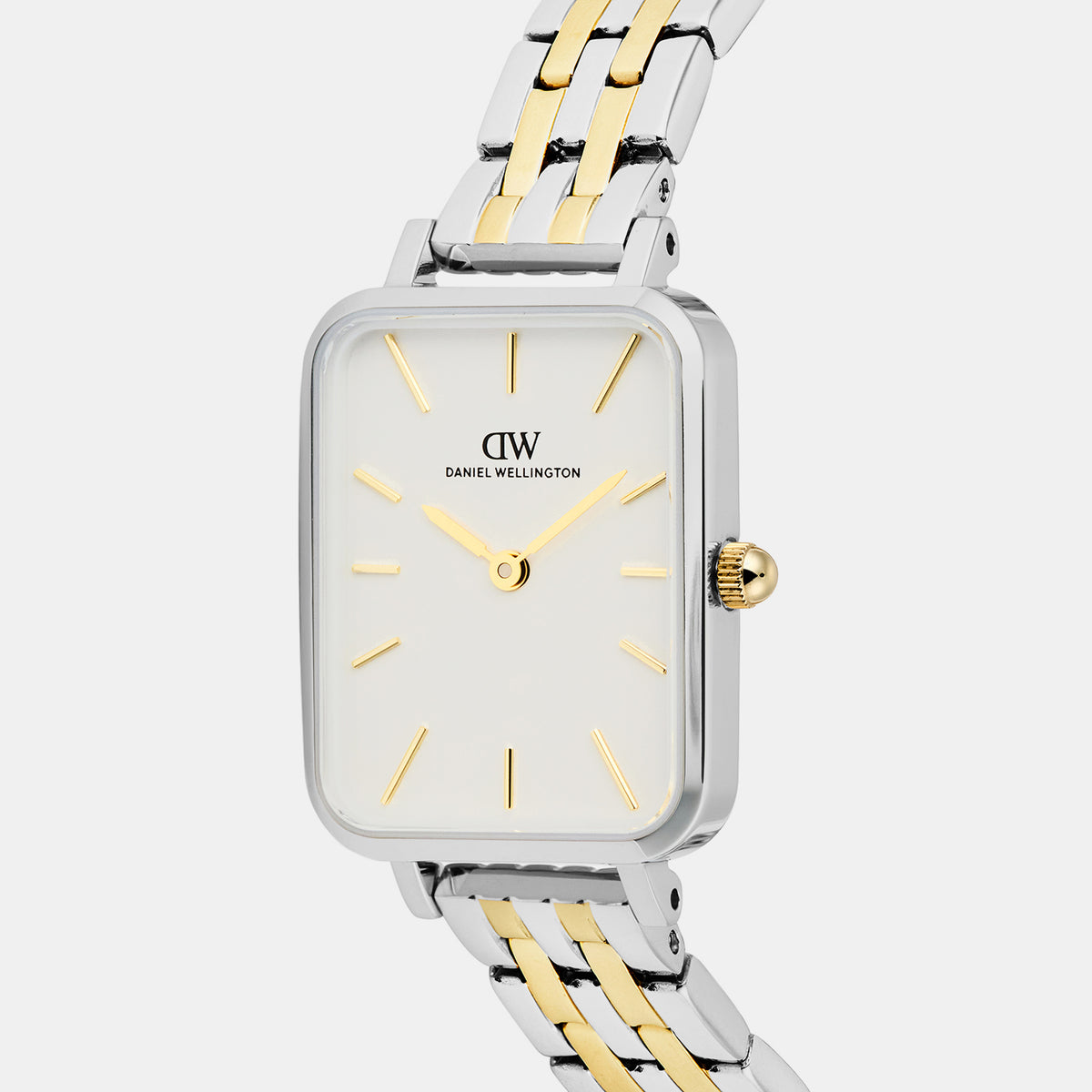 Women Quartz White Dial Analog Stainless Steel Watch DW00101014