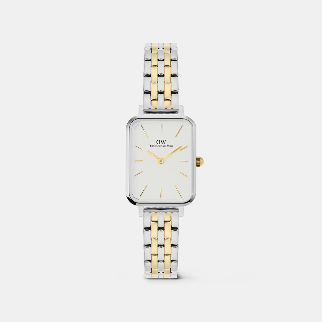 Women Quartz White Dial Analog Stainless Steel Watch DW00101014