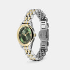 Women Quartz Green Dial Analog Stainless Steel Watch DW00101017