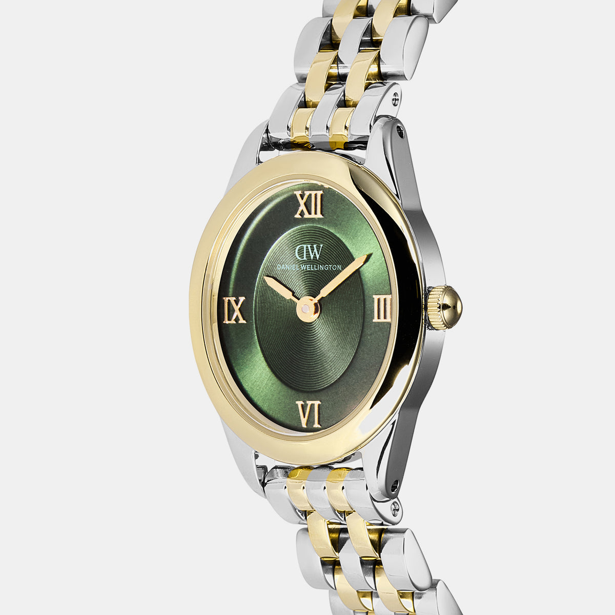 Women Quartz Green Dial Analog Stainless Steel Watch DW00101017