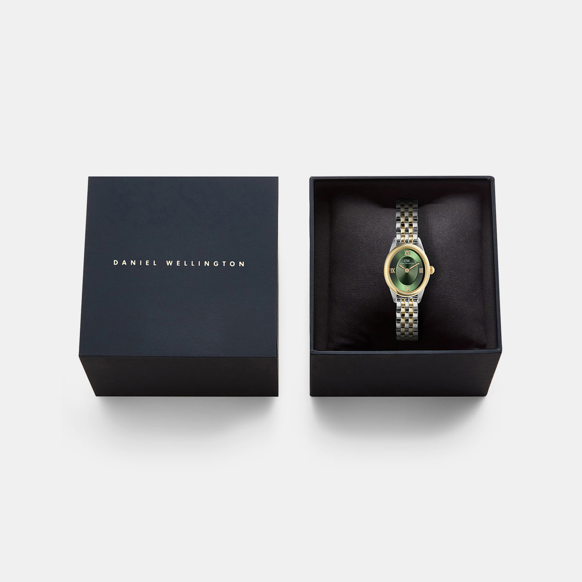 Women Quartz Green Dial Analog Stainless Steel Watch DW00101017