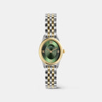 Women Quartz Green Dial Analog Stainless Steel Watch DW00101017