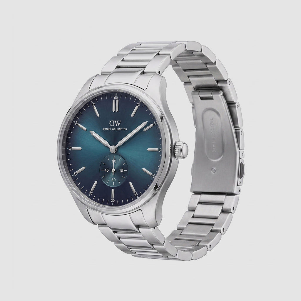 Men Quartz Teal Dial Analog Stainless Steel Watch DW0DG1600