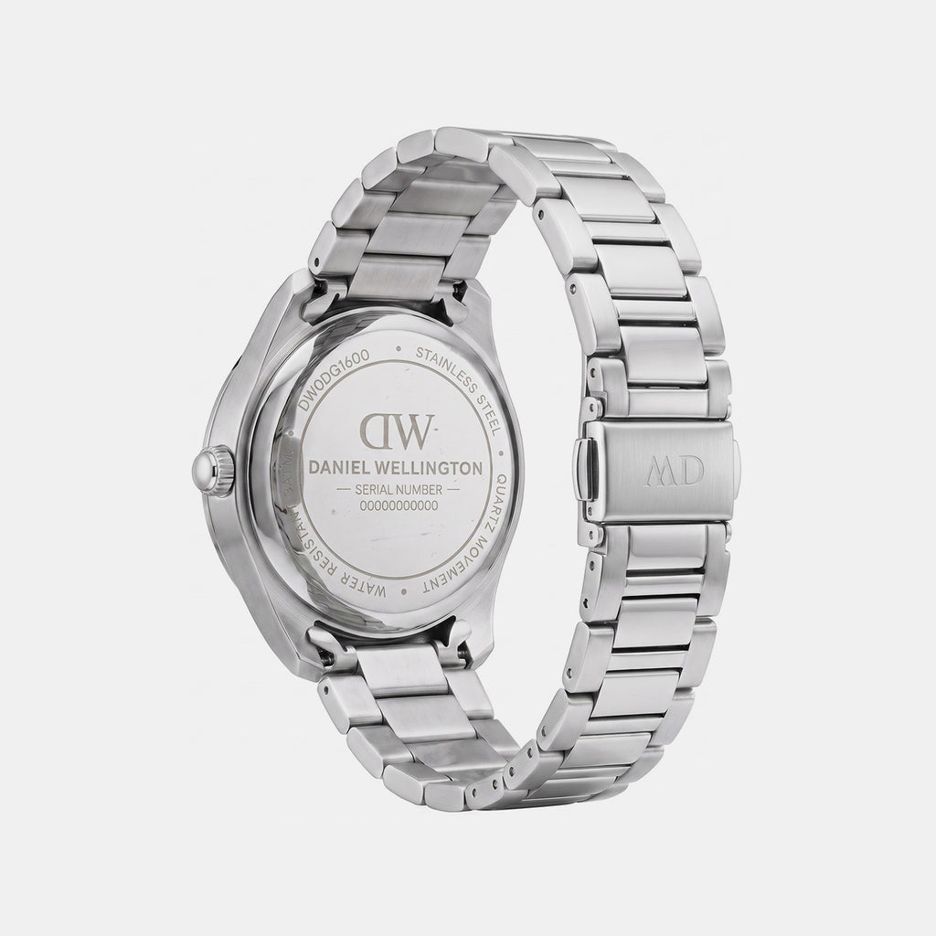 Men Quartz Teal Dial Analog Stainless Steel Watch DW0DG1600