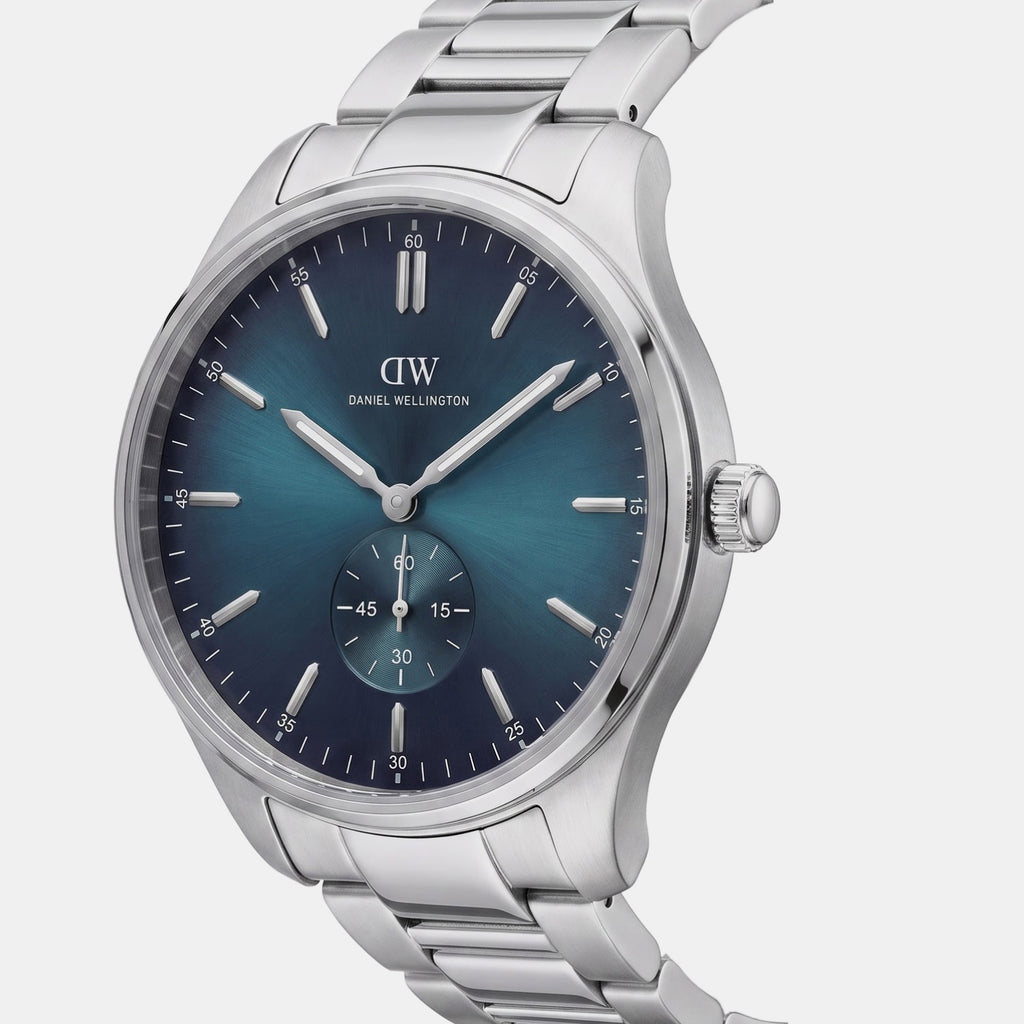 Men Quartz Teal Dial Analog Stainless Steel Watch DW0DG1600