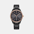 Men Quartz Black Dial Analog Stainless Steel Watch DW0DG1601