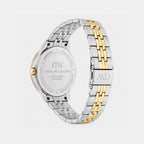 Men Quartz Silver Dial Analog Stainless Steel Watch DW0DG1700