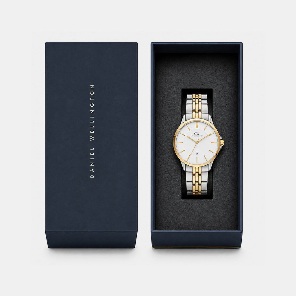 Men Quartz Silver Dial Analog Stainless Steel Watch DW0DG1700