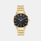 Men Quartz Black Dial Analog Stainless Steel Watch DW0DG1701