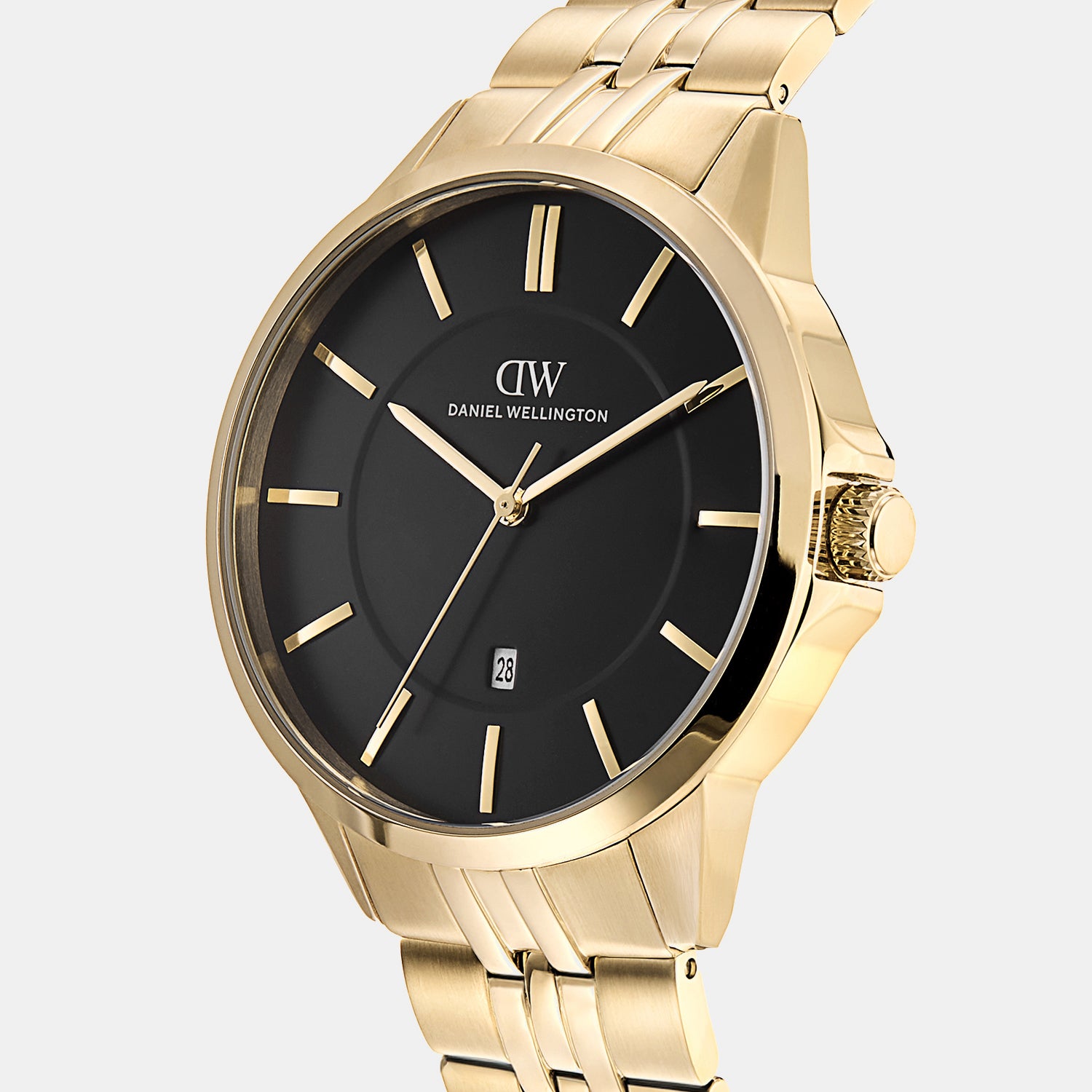 Men Quartz Black Dial Analog Stainless Steel Watch DW0DG1701