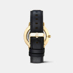 Men Quartz Black Dial Analog Leather Watch DW0DG1801