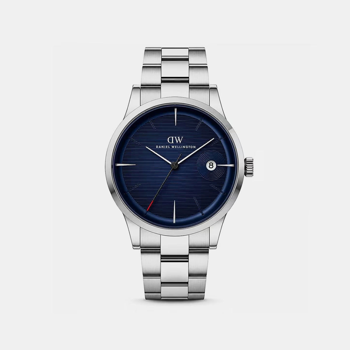 Men Quartz Blue Dial Analog Stainless Steel Watch DW0DG1900