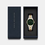 Men Quartz Green Dial Analog Stainless Steel Watch DW0DG1901