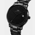 Men Quartz Black Dial Analog Stainless Steel Watch DW0DG1902