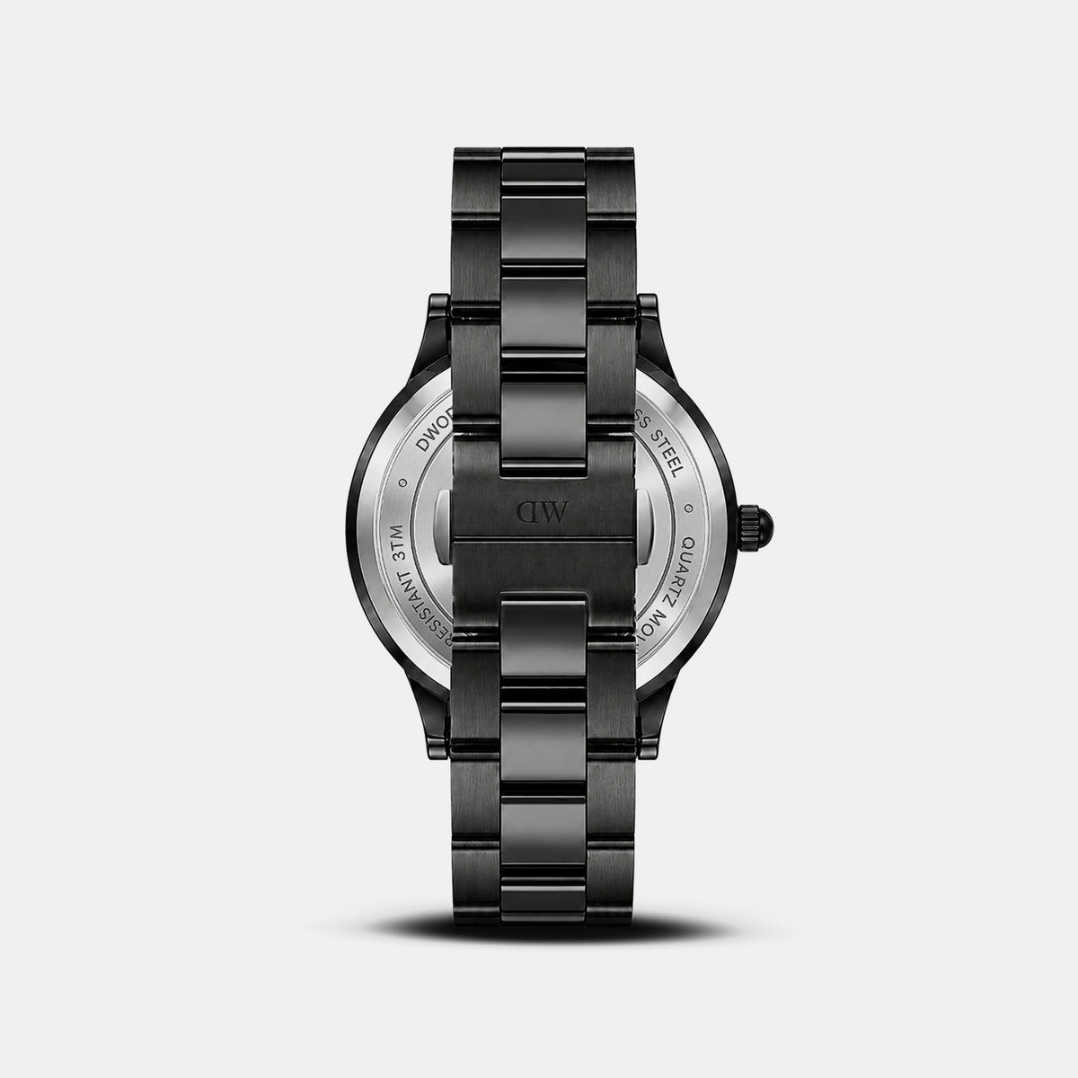Men Quartz Black Dial Analog Stainless Steel Watch DW0DG1902