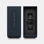 Men Quartz Black Dial Analog Stainless Steel Watch DW0DG1902