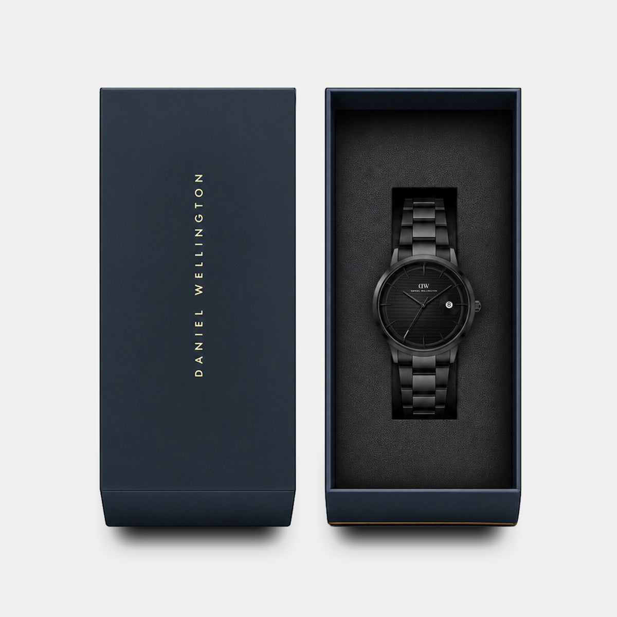 Men Quartz Black Dial Analog Stainless Steel Watch DW0DG1902