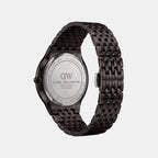 Men Quartz Black Dial Analog Stainless Steel Watch DW0DG2101