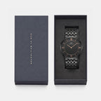 Men Quartz Black Dial Analog Stainless Steel Watch DW0DG2101