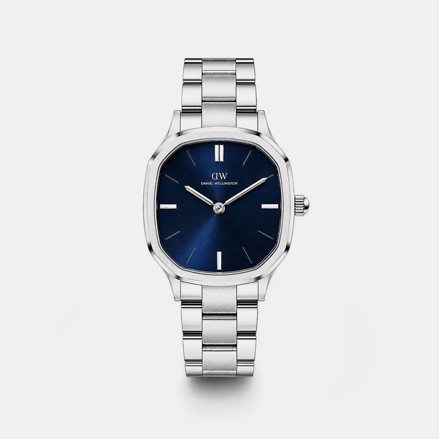 Men Quartz Blue Dial Analog Stainless Steel Watch DW0DG2500