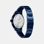 Men Quartz Blue Dial Analog Stainless Steel Watch DW0DG2501