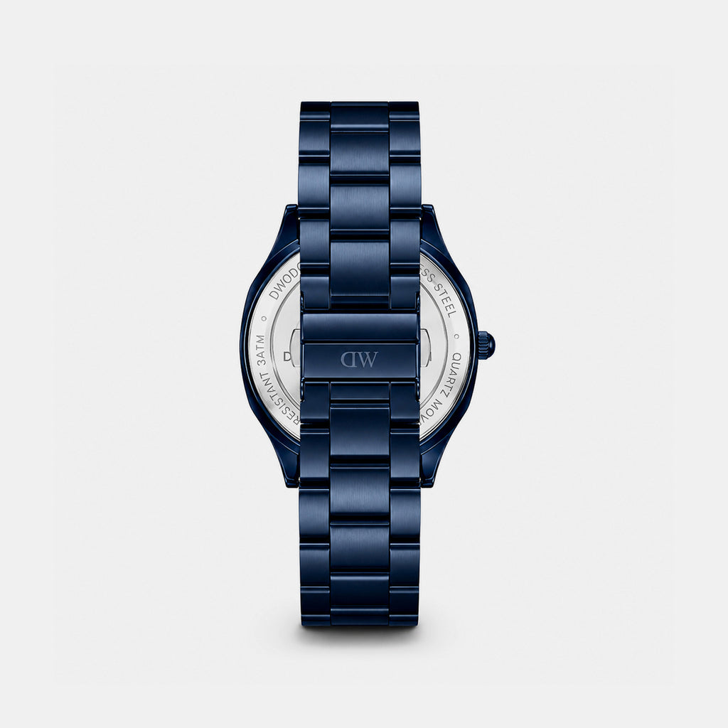 Men Quartz Blue Dial Analog Stainless Steel Watch DW0DG2501