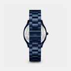 Men Quartz Blue Dial Analog Stainless Steel Watch DW0DG2501