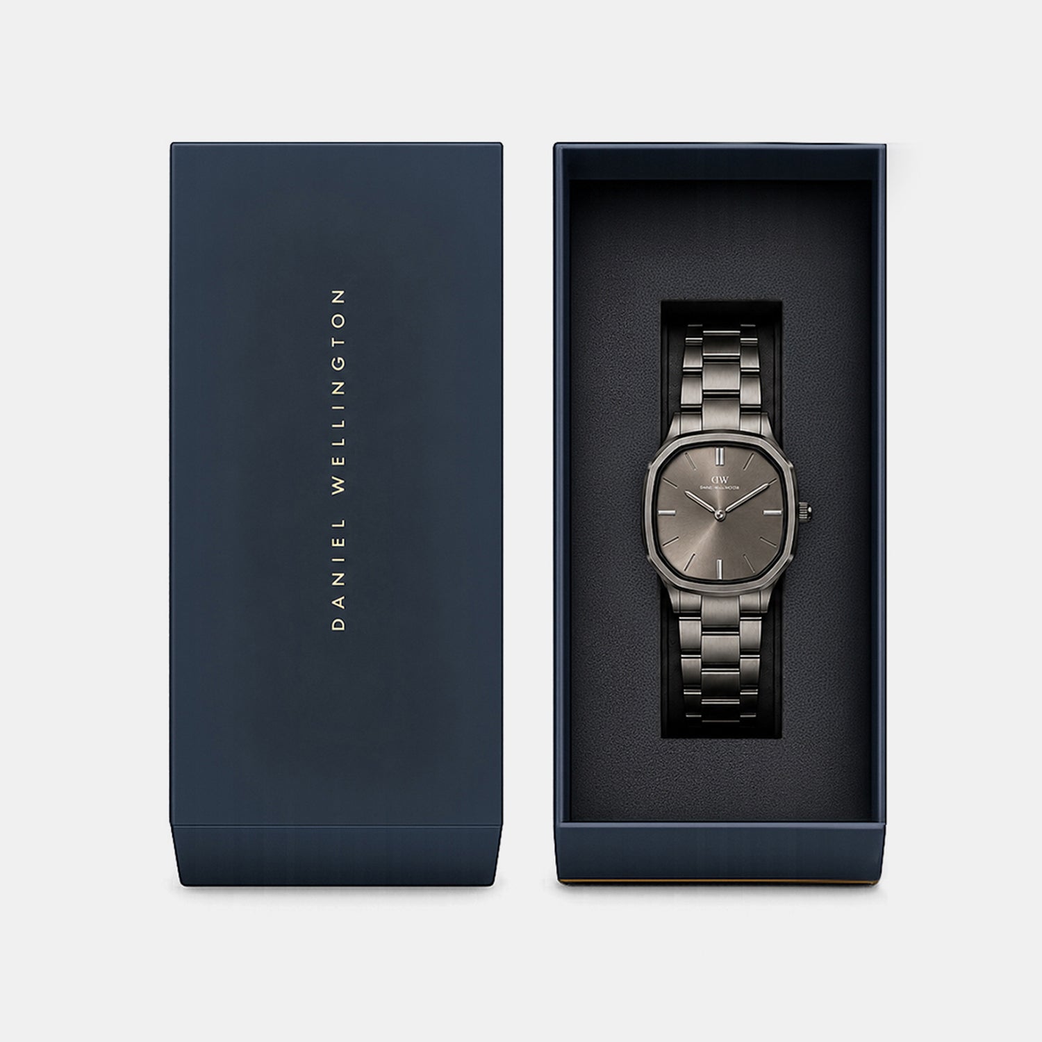 Men Quartz Grey Dial Analog Stainless Steel Watch DW0DG2502