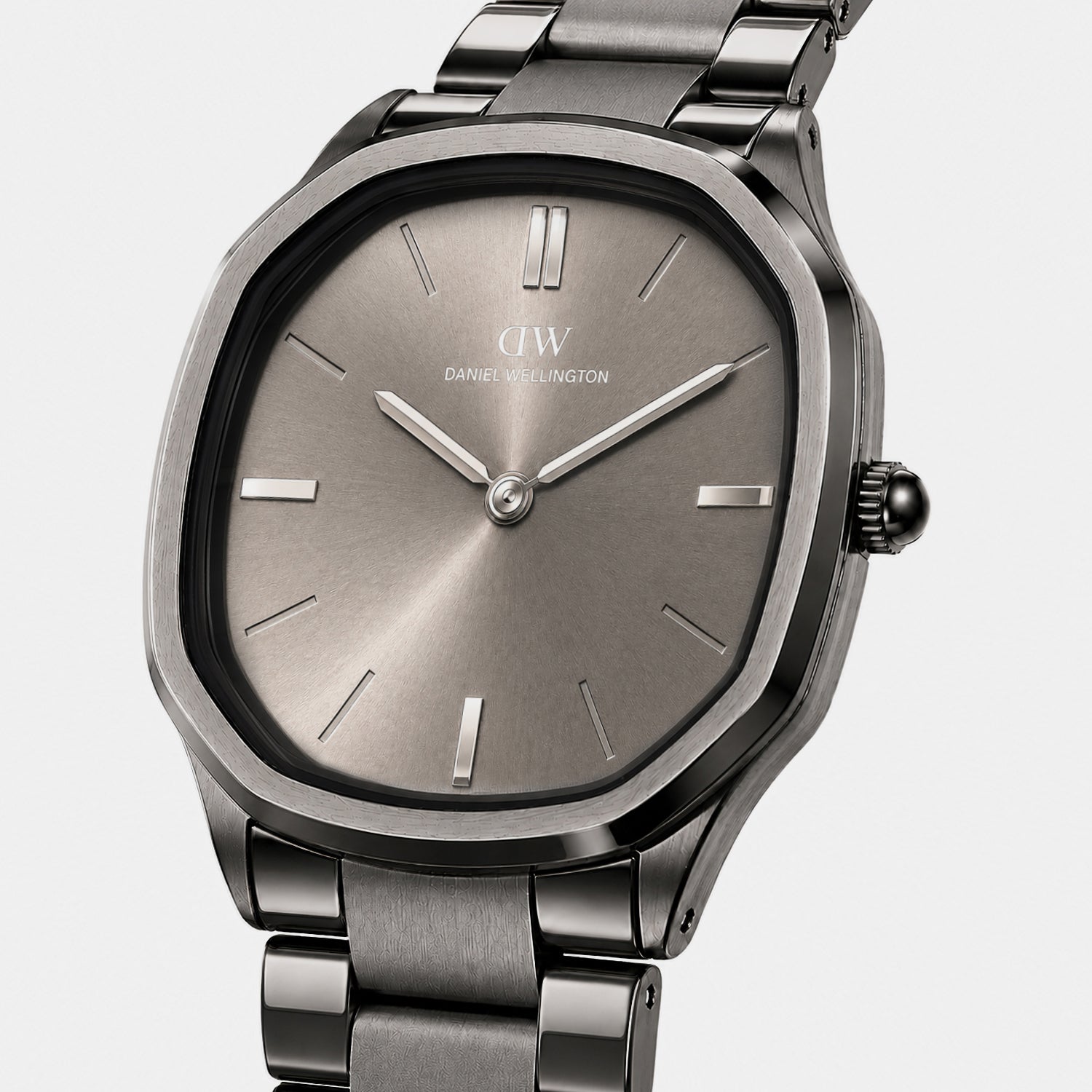 Men Quartz Grey Dial Analog Stainless Steel Watch DW0DG2502