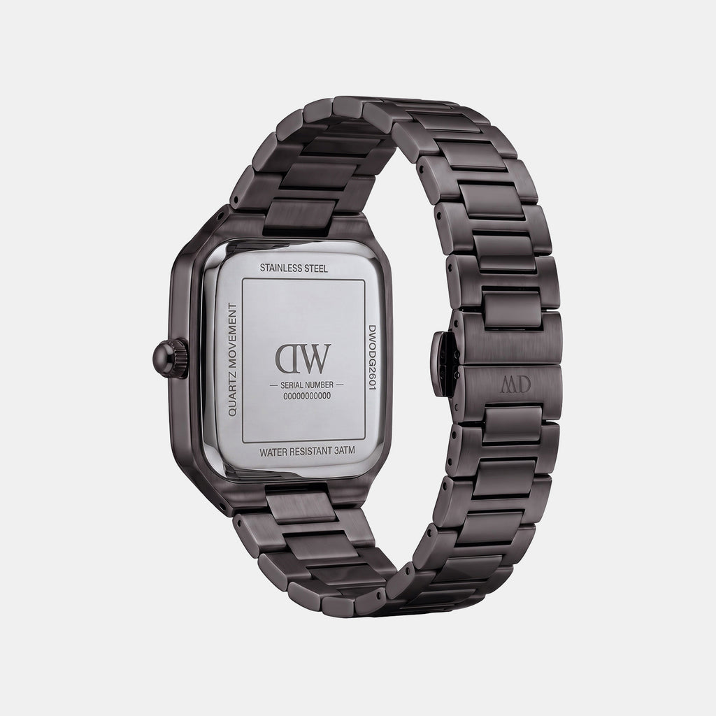 Men Quartz Grey Dial Analog Stainless Steel Watch DW0DG2601