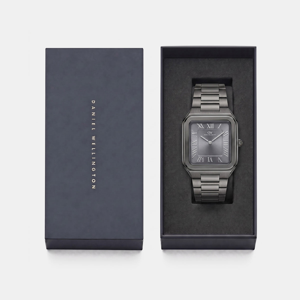 Men Quartz Grey Dial Analog Stainless Steel Watch DW0DG2601