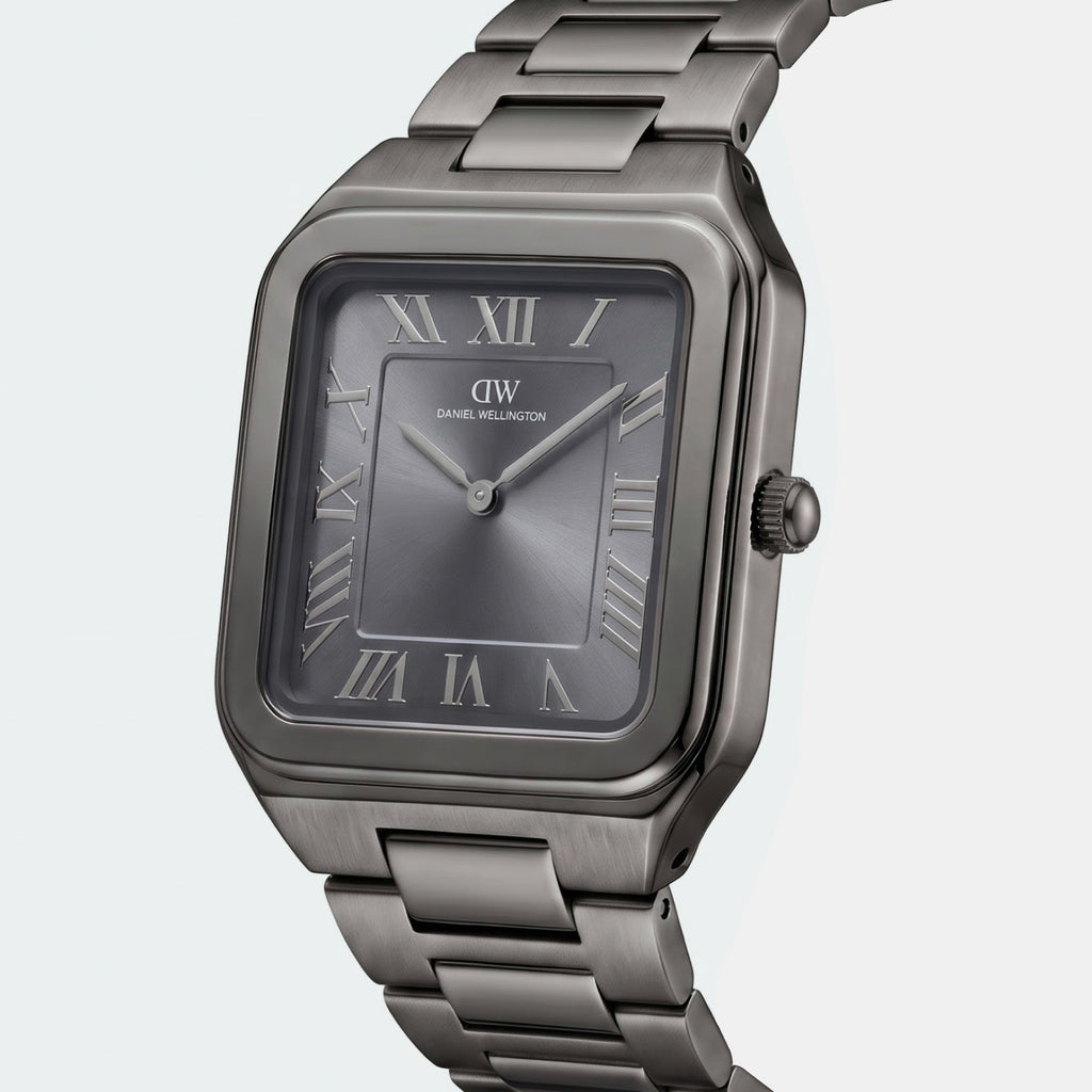 Men Quartz Grey Dial Analog Stainless Steel Watch DW0DG2601