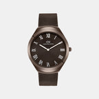 Men Quartz Brown Dial Analog Stainless Steel Watch DW0DG2700