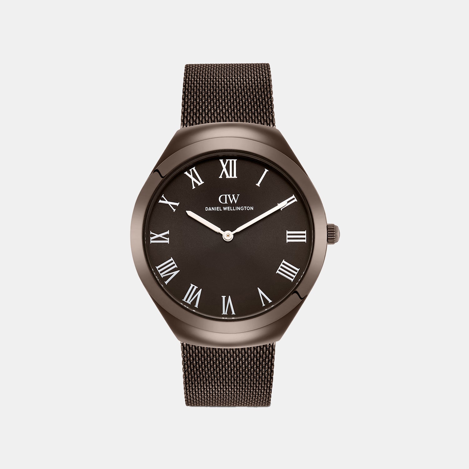 Men Quartz Brown Dial Analog Stainless Steel Watch DW0DG2700