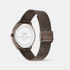 Men Quartz Brown Dial Analog Stainless Steel Watch DW0DG2700