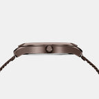 Men Quartz Brown Dial Analog Stainless Steel Watch DW0DG2700