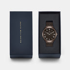 Men Quartz Brown Dial Analog Stainless Steel Watch DW0DG2700