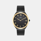 Men Quartz Black Dial Analog Stainless Steel Watch DW0DG2702