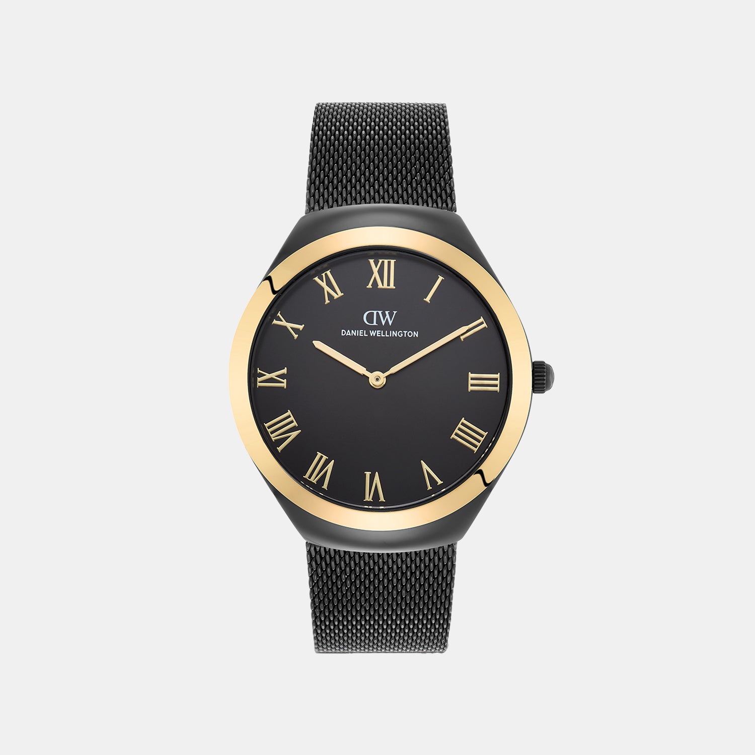 Men Quartz Black Dial Analog Stainless Steel Watch DW0DG2702